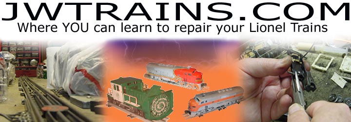 Lionel repair articles at jwtrains.com